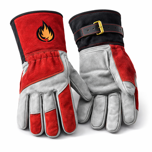 Gants de soudage en cuir Sunland, gants en cuir de chèvre, gants de travail de sécurité en cuir, industriels pour la construction, nouvelle arrivée 2026 - Product Image 3