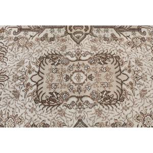 พรมตุรกีวินเทจขนาด 4x6.4 ฟุต, พรมปูพื้น, พรมขนสัตว์สีน้ำตาล - Product Image 5