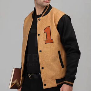 Veste de baseball sur mesure de qualité supérieure pour hommes, très vendue, en tissu durable, pour l'hiver, en vente en ligne - Product Image 2