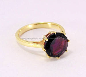 Meilleur à la main arc-en-ciel pierre de lune Cabochon bague en pierres précieuses bijoux de mode argent laiton broche réglage pour fête anniversaire - Product Image 3