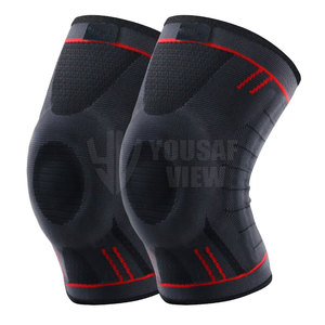 Mangas de rodilla Soporte elástico para rodilla y codo para levantamiento de pesas Ropa de fitness Mangas de rodilla - Product Image 1