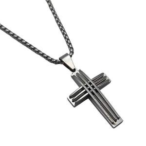 Simple Fashion Single <b>Cross</b> <b>Necklace</b> Pendant Christ <b>Cross</b> with Chain <b>for</b> Men and <b>Women</b> Anniversary <b>for</b> Your Love's - Product Image 5