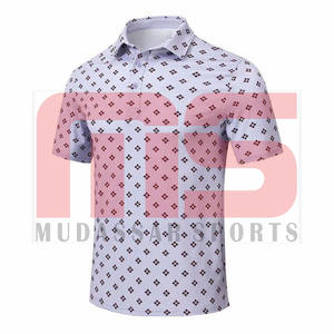 Custom Made Knitted Print Moisture Wicking for <b>Shirt</b> for <b>Men</b> High Quality Breathable OEM Factory Wholesale - Product Image 1