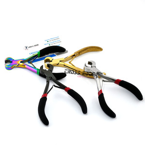 Keratin Bond Cutter Tool Non-slip ergonomic grip Fusion Cutter <b>Hair</b> Extension Pliers Stainless Steel Custom <b>Hair</b> Extensions tool - Product Image 5