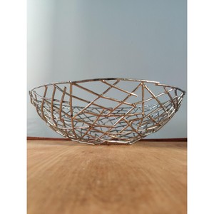 Sculpture Vintage Bol en Fil d'Acier Inoxydable Bol à Fruits Décoratif Bol à Fruits Moderne Personnalisé - Product Image 6