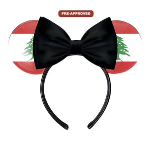 Diadema Personalizada Hecha a Medida con Orejas de Ratón, Diseño Pre-Aprobado, Bandera H.E.R. Accesorios PRC Vinilo Universal - Product Image 1