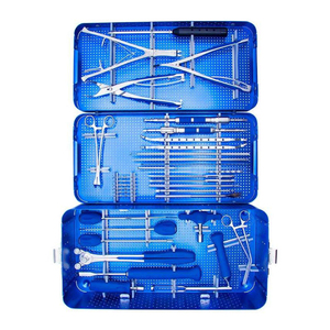 Sistema de Fijación Espinal Veterinaria de Alta Calidad, Juego de Instrumentos con Tornillos Pediculares para Cirugía de Columna Vertebral - Product Image 1