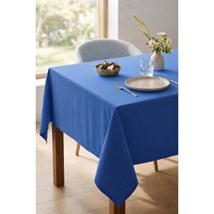 Be-28457-Bl Nappe 100% Coton Bleu Uni 150*200 Cm - BLEU - Product Image 1