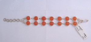 Shah Gems Women's Natural Carnelian <b>Bracelet</b> 925 Sterling Silver Crystal <b>Bracelets</b> & Bangles - Product Image 1