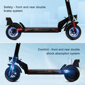 H9 có thể gập lại điện E-Scooter với <10AH pin 350W động cơ 41-50km/h tốc độ 30-40km phạm vi không thấm nước hợp pháp để sử dụng đường bộ - Product Image 6