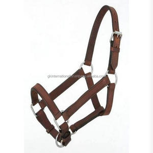 Cuello de cabeza y cuello de caballo acolchado de cuero genuino, ajustable, personalizado en oro rosa, todos los tamaños - Product Image 3