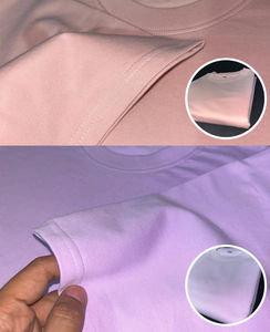 T-shirt surdimensionné en coton éponge 240 GSM avec logo personnalisé, tee-shirt uni pour homme, poids lourd, approvisionnement en vrac OEM - Product Image 2