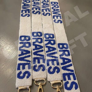 <b>CRYSTAL</b> <b>CRAFT</b> India Style Glass Beads Customized Color Purse Strap for Bags - Product Image 3