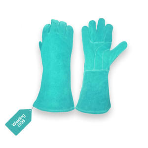 ถุงมือเชื่อมหนังวัวแท้คุณภาพพรีเมียมเสริมความแข็งแรง หนัก 11 ออนซ์ ใช้งานได้หลากหลาย ทนทาน เหมาะสำหรับงานอุตสาหกรรม - Product Image 4