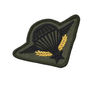 Parche de Insignia del Ejército Aéreo Británico 2025, Personalizado, Color Verde Oliva y Negro, Alas de Paracaidista, Tela de Fieltro Tejida, Decoración de Encaje, PVC, Venta en Pakistán - Product Image 3