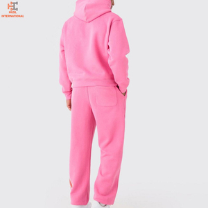 Men's Custom Hoodie & Sweatpants Set Heavy Weight Fleece <b>Football</b> Tracksuit Jogger Autumn Winter Casual Sportswear - Product Image 2