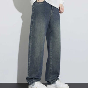 Meilleures ventes de vêtements décontractés en ligne, jeans pour hommes à imprimé tendance, service OEM, prix bas, vêtements d'extérieur tendance, jeans pour hommes - Product Image 5