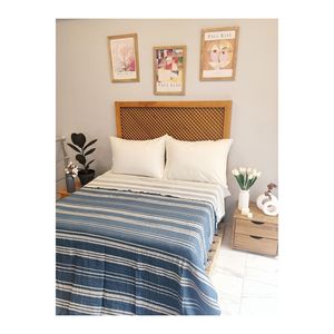 100% copriletto in mussola biadesivo organico 180x240 Cm