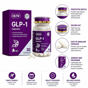 OKTW GLP-1 Capsules 30 Count Appetite Support Weight Management Natural <b>Supplement</b> - Product Image 3
