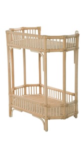 Handmade Modern Hexagonal Rattan Coffee Table with Double <b>Shelf</b>-Natural Woven Furniture for Living Room and Entryway - Product Image 4