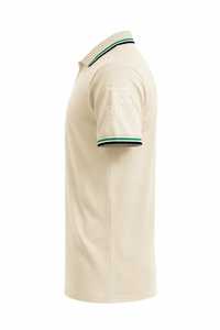 Chemise boutonnée à manches courtes en toile de coton 100 % respirante de haute qualité pour homme, couleur unie, avec logo sur le devant, style décontracté au quotidien - Product Image 4