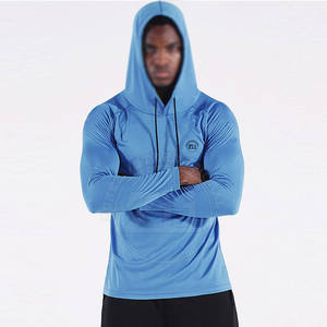 Sweat-shirts de compression pour hommes, légers, respirants, à séchage rapide, de haute qualité, en Spandex/Polyester, service OEM personnalisé, toutes tailles, faible MOQ - Product Image 2