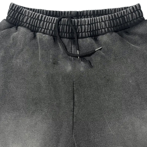 Unisex Acid Wash Flare <b>Trousers</b> Comfortable Casual Jogger Pants Soft Stretchy Vintage Polyester/Cotton for Everyday Wear Street - Product Image 3