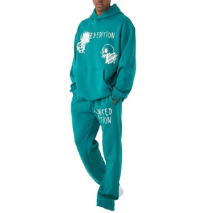 Survêtement imprimé en relief pour homme, style tendance, vente chaude, matière durable, entièrement personnalisable - Product Image 1