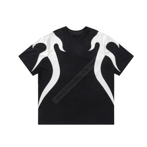 T-shirts de broderie personnalisés de haute qualité 100% coton vêtements de mode t-shirts élégants avec une belle broderie - Product Image 1