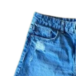 Wholesale 2025 Women's Mid Waist <b>Denim</b> Shorts Distress Style Summer Shorts 100% Cotton High Quality - Product Image 3