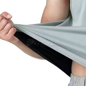 Camiseta sin Mangas para Hombre Talla Grande, Tejida, Ligera, Transpirable, 100% Algodón, Ropa Deportiva Urbana, Nueva Llegada, Gran Venta - Product Image 6