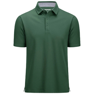Wholesale Men's Casual Solid T-shirts Breathable Summer Quick Dry Tops Plus Size Men's <b>Polo</b> Shirts for Men - Product Image 1