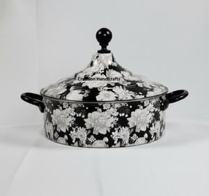 Olla de Metal Esmaltada con Diseño de Lujo para Calentar Alimentos, para Uso Doméstico y en Restaurantes - Product Image 6