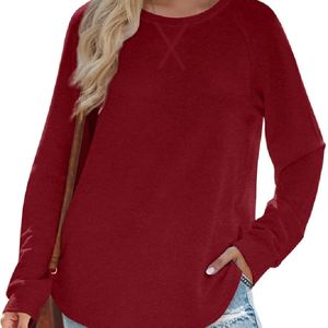 Sweat-shirt tendance pour femmes avec coupe ajustée en mélange de coton et intérieur en polaire douce pour un usage quotidien - Product Image 4