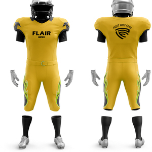 Ensemble de vêtements de sport pour hommes personnalisables de haute qualité maillot de rugby américain Vintage inhabituel respirant vêtements de football de rugby en gros - Product Image 4