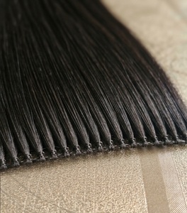 Extensiones de Cabello Premium con Trenzado de Plumas, Hechas con Cabello Humano 100%, Estilo Liso y Ondulado, 80% de Densidad - Product Image 3