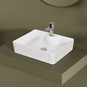 Lavabo Rectangular de Pared para Baño, Diseño Minimalista, Superficie Lisa, Blanco, 5 Años de Garantía, Logotipo Impreso con Láser - Product Image 3