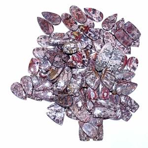 หินควอตซ์อัญมณีหลวมผิวเสือดาวธรรมชาติคุณภาพสูงสำหรับทำเครื่องประดับขายส่ง - Product Image 1