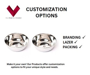 Suministro directo de fábrica de cuencos pequeños de acero inoxidable para servir, cuencos de metal, cuencos de acero para restaurantes de cocina, hoteles y hogares - Product Image 3