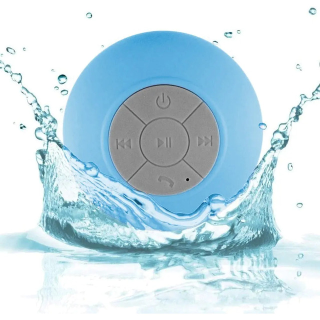 Waterproof Rechargeable for V5.0 Plastic Bathroom Speaker-Assorted Colors