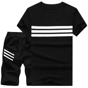 Nouveau design Survêtement décontracté Tenues d'été T-shirts et shorts Running Jogging Sports Suit Set - Product Image 2