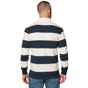 Rugby de lona sólida personalizada para camisa de manga larga de peso pesado gótico Retro Vintage Preppy Heritage Style hombres Streetwear secado rápido - Product Image 5