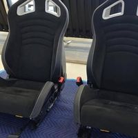 Appuie-têtes de voiture de course en cuir noir style Recaro pour l'intérieur de voiture de sport BMW Performance Coupé, modèle Recaro 2025