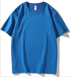 100% algodón puro verano marca de gama alta hombres manga corta cuello redondo estilo de moda media manga Top transpirable camiseta - Product Image 5