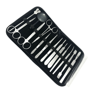 Kit de Práctica de Sutura Completo de Alta Calidad, 14 Piezas con Almohadilla de Práctica de Sutura, Kit Quirúrgico de Acero Inoxidable Alemán, Manual Clase II - Product Image 2