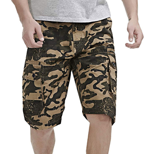 High Quality <b>Men's</b> Canvas <b>Cargo</b> Shorts Customizable Size Breathable Eco-Friendly Light-Weight Casual Wear Solid Pattern OEM - Product Image 3