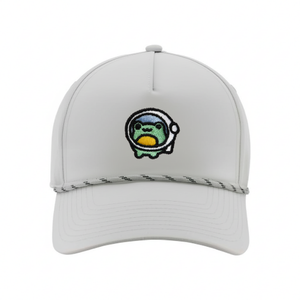 Casquette de baseball structurée à 5 panneaux haute performance, visière légèrement incurvée, logo brodé personnalisé, casquette snapback avec cordon pour un usage décontracté - Product Image 1