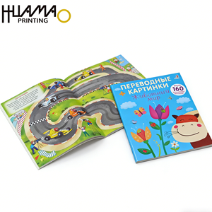 Custom Kids Early Education Sticker Book Cartoon <b>Pattern</b> Reusable Stickers for Learning DIY Craft Wholesale - Product Image 5