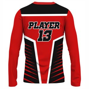 Maillots de tir respirants personnalisés grandes tailles, impression numérique, vêtements de sport sur mesure 100 % polyester - Product Image 2