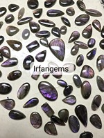 Meilleure qualité Labradorite en vrac au prix de gros Cabochon de Labradorite violette pierre précieuse Labradorite Flashy violette pour bijoux